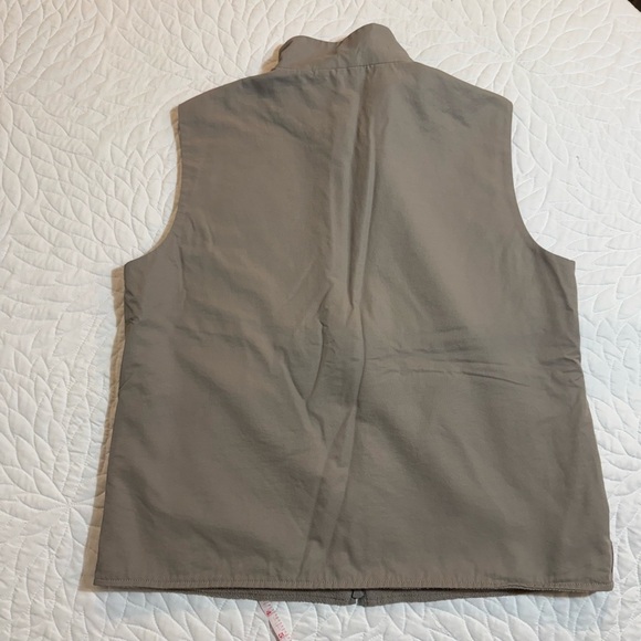 Eileen Fisher Vest Women Sleeveless Pocket Jacket brown S - Picture 7 of 9